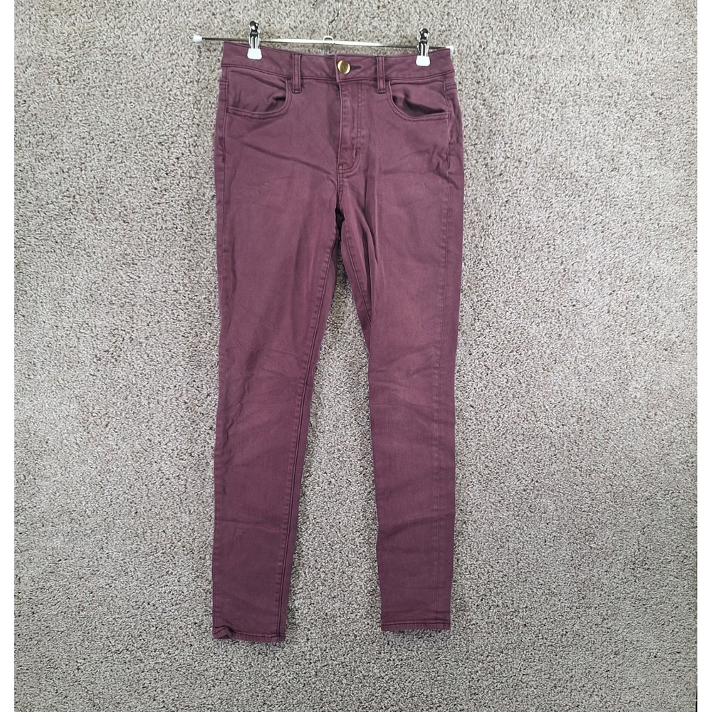 American Eagle Jegging Women 6 (Fits W28xL28) Burgundy Hi-Rise Jegging Casual